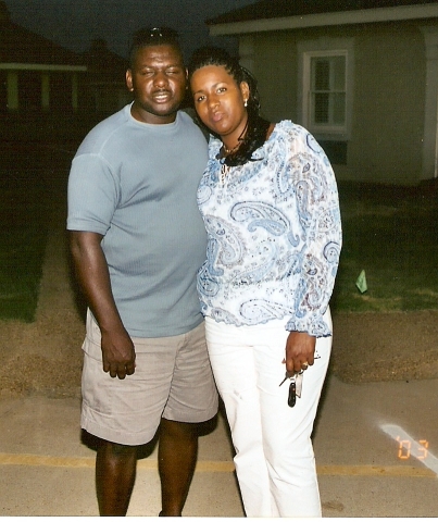 Andre with wife, Susan