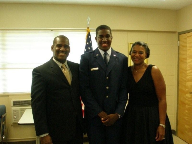 Jarvis and Brendalyn Ward with son, Brandan